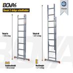 2 delige ladder - schuifladder - Opsteekladder - Bovak, Doe-het-zelf en Verbouw, Ladders en Trappen, Nieuw, Ladder, Ophalen of Verzenden
