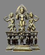 Zonnewagen van Surya - Brons - Nepal - negentiende eeuw