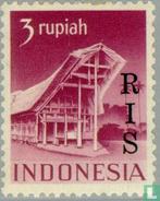 Indonesië - Opdruk R.I.S. - 1950, Verzenden, Postfris