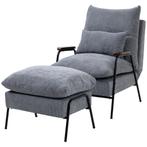 TRUUSK Relaxstoel met Kruk - Televisiestoel met Ligfunctie -, Huis en Inrichting, Fauteuils, Verzenden, Nieuw