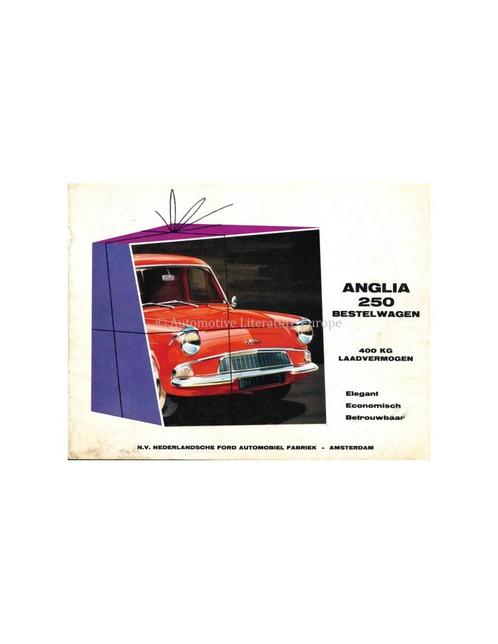 1961 FORD ANGLIA 250 BESTELWAGEN BROCHURE NEDERLANDS, Boeken, Auto's | Folders en Tijdschriften, Ford