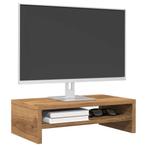 vidaXL Monitorstandaard 42x24x13 cm bewerkt hout artisanaal, Huis en Inrichting, Verzenden, Nieuw, Overige houtsoorten