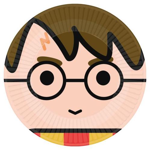 Gekleurde Harry Potter Borden 23cm 8st, Hobby en Vrije tijd, Feestartikelen, Nieuw, Verzenden