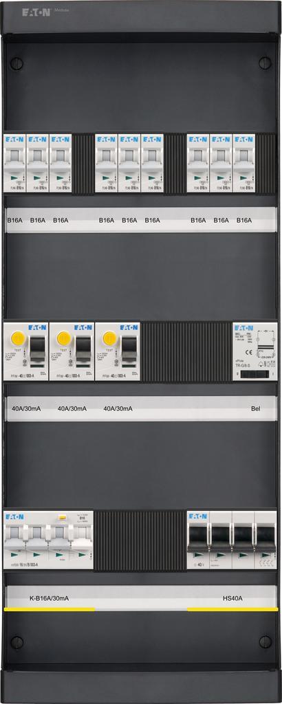 Groepenkast Eaton Medusa | 9 groepen, 1 aardlekautomaat en, Doe-het-zelf en Verbouw, Elektra en Kabels, Nieuw, Ophalen of Verzenden