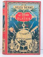 Jules Verne - Le Sphinx des Glaces [Cartonnage au globe, Antiek en Kunst