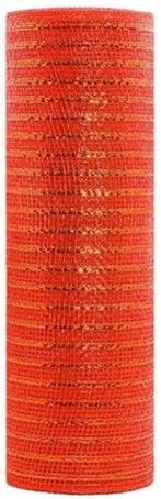 Decomesh metallic rood met gouddraad 26 cm rol 9 meter voor, Ophalen of Verzenden, Nieuw