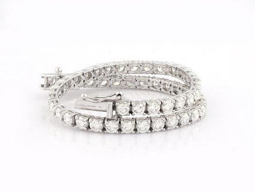 Armband - 14 karaat Witgoud - 4.09ct. tw. Diamant, Sieraden, Tassen en Uiterlijk, Armbanden