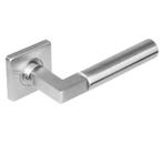 Intersteel deurklink Bau-Stil op rozet vierkant rvs, Verzenden, Nieuw