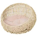TRUUSK Rotan Kattenbed Kattengrot Met Kussen Kattenmand Hond, Verzenden, Nieuw