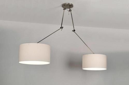 Rietveld Hanglampen - Wit - Stof, Huis en Inrichting, Lampen | Hanglampen, Verzenden