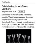 Val Saint Lambert - Wijnglas (11) - Eurel - Kristal