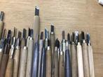 Snijwerk, 34 Japanese Carving knives for Wood block print -