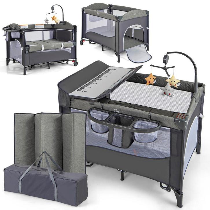 LIVSK 5-in-1 Multifunctionele Babywieg - Veiligheidsriem - S, Kinderen en Baby's, Babywiegjes en Ledikanten, Nieuw, Verzenden