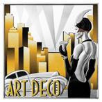 Niue. 1 Dollar 2024 1 oz $1 NZD Niue Art Deco Colorized