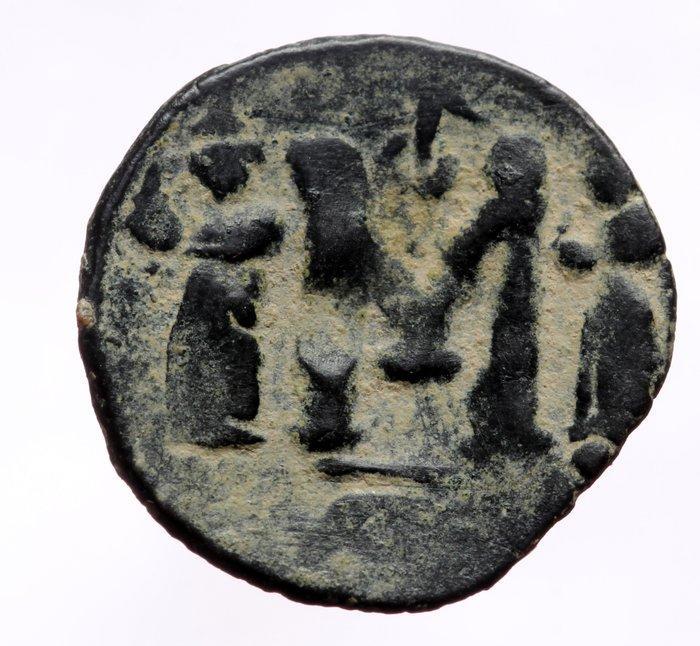 Byzantijnse Rijk. Constantijn IV Pogonatus (668-685 n.Chr.)., Postzegels en Munten, Munten | Europa | Niet-Euromunten