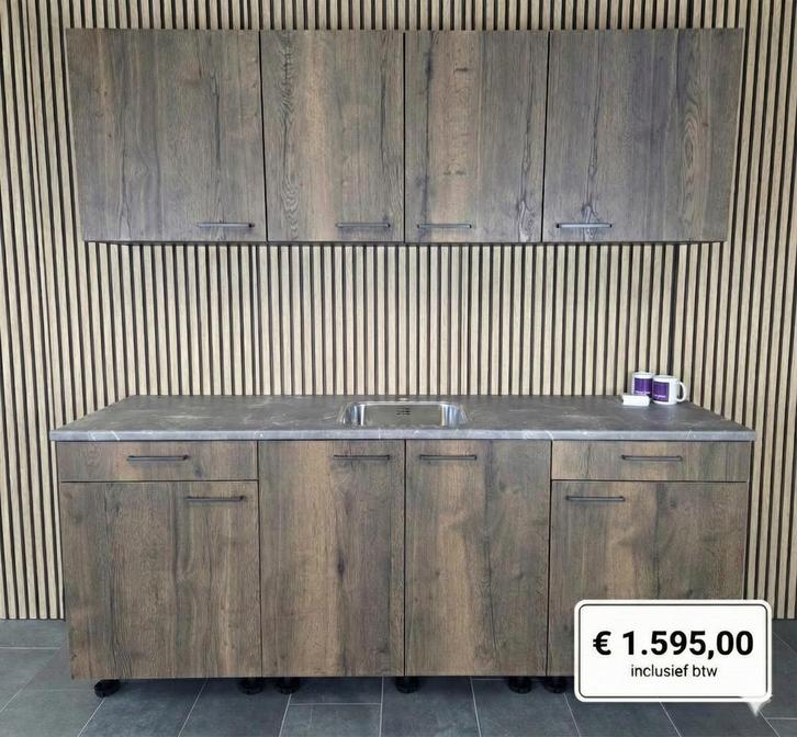 Nieuwe keukens | Uit voorraad | Outlet Korting, Huis en Inrichting, Keuken | Complete keukens, Kunststof, Nieuw, Enkelwandige keuken