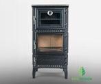 Stalen Houtkachel met oven | ÇALIKAN Model 306 3D 12kw, Nieuw, Hout, Vrijstaand, Houtkachel