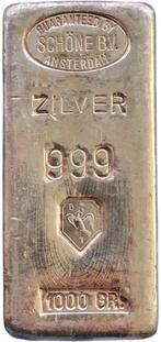 Schöne Edelmetaal B.V Amsterdam 1 kg zilverbaar, Verzenden, Zilver