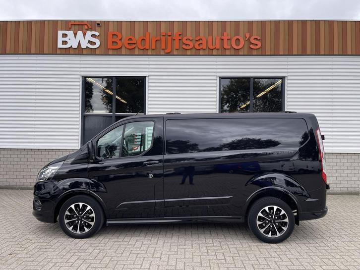 Ford - Transit Custom - Bestelbus - 320 2.0 TDCI 185pk, Auto's, Bestelauto's, Automaat, Diesel, Zwart, Ford, Ophalen of Verzenden