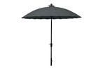 4-Seasons stokparasol Shanghai 300 cm charcoal, Tuin en Terras, Parasols, Nieuw, Stokparasol, Verzenden, Kantelbaar