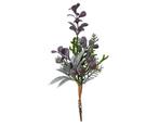 Kersthanger met wintergroen blad en besjes clip 22 cm per, Ophalen of Verzenden, Nieuw