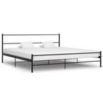 vidaXL Bedframe metaal zwart 200x200 cm, Huis en Inrichting, Slaapkamer | Bedden, Verzenden, Zwart, Overige maten, 200 cm