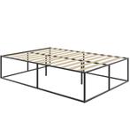 Metalen bedframe Kyoto met lattenbodem, 250 kg - 140 x 200 x, Huis en Inrichting, Slaapkamer | Bedden, Verzenden, Nieuw