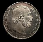 Nederland. Willem III. 2 1/2 Gulden 1874 KWALITEIT  (Zonder