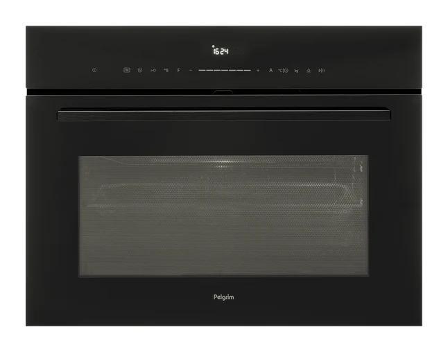€699 Pelgrim OM240GLS oven met magnetron 50 l 900 W Zwart, Witgoed en Apparatuur, Ovens, Ophalen of Verzenden