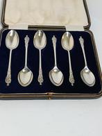 Lepel (6) - .925 zilver - Zilveren apostellepels, Antiek en Kunst