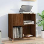 vidaXL Platenkast 84,5x38x89 cm bewerkt hout bruin, Verzenden, Nieuw