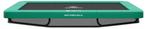 Rechthoekige Ingraaf Trampoline Magic Circle Pro Groen 244 x, Ophalen of Verzenden, Nieuw