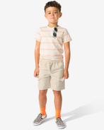 HEMA Kinder cargo korte broek beige, Verzenden, Nieuw