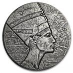 Chad 5 oz Nefertiti 2017, Postzegels en Munten, Munten | Afrika, Zilver, Losse munt, Overige landen, Verzenden