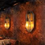 Vintage Industriële Wandlamp Steampunk E27, Verzenden, Nieuw