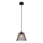 Hanglamp BAKU 20.0 cm 1-lichts Zwart, Nieuw, Ophalen of Verzenden, Metaal