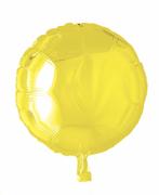 Helium Ballon Rond Geel 46cm leeg, Hobby en Vrije tijd, Feestartikelen, Verzenden, Nieuw