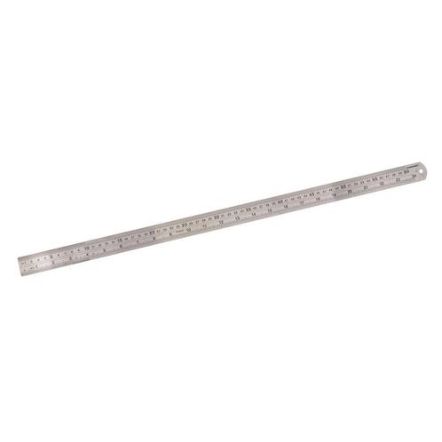 Silverline Roestvrijstalen liniaal - 600 mm - Duidelijke..., Doe-het-zelf en Verbouw, Gereedschap | Handgereedschap, Nieuw, Ophalen of Verzenden