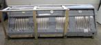 RVS Afzuigkap met 4 filters, wandmodel, B240 x D70 x H54cm,, Gebruikt