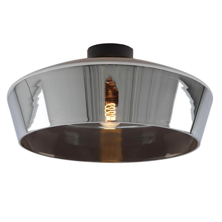 Moderne plafonnière grijs, Manus, Huis en Inrichting, Lampen | Plafondlampen, Nieuw, Glas, Ophalen of Verzenden