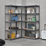 Stellingkast dubbel 180x90x40 cm grijs, Huis en Inrichting, Kasten | Stellingkasten, Verzenden, Nieuw
