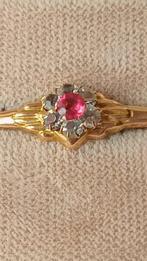 Zonder Minimumprijs - Broche - 12 kt. Geel goud - 2.30ct.
