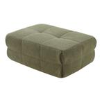 Voetenbank Koskyvn 35x80x55 cm groen [en.casa], Huis en Inrichting, Krukjes, Verzenden, Nieuw