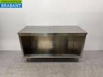 RVS Werkkast Kast 160 cm Horeca, Ophalen of Verzenden, Gebruikt