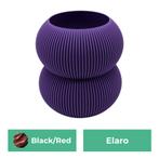 Elaro | Black/Red | 34CM, Huis en Inrichting, Woonaccessoires | Vazen, Ophalen of Verzenden, Nieuw