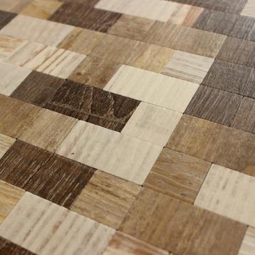 Mozaïektegel Wood Mix Mat Zelfklevend 30,5x30,5 cm