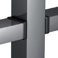 Hekwerk Pro Tussenpaal 60x60x2300mm voor 2 liggers met si..., Tuin en Terras, Schuttingen, Nieuw, Ophalen of Verzenden