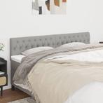 Hoofdbord Set 90x7 cm Lichtgrijs - OP=OP - Upgrade je Bed!, Huis en Inrichting, Slaapkamer | Bedden, Verstelbaar, Nieuw, Ophalen of Verzenden