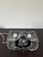 Tafellamp (2) - Glas, Staal, Antiek en Kunst, Antiek | Lampen