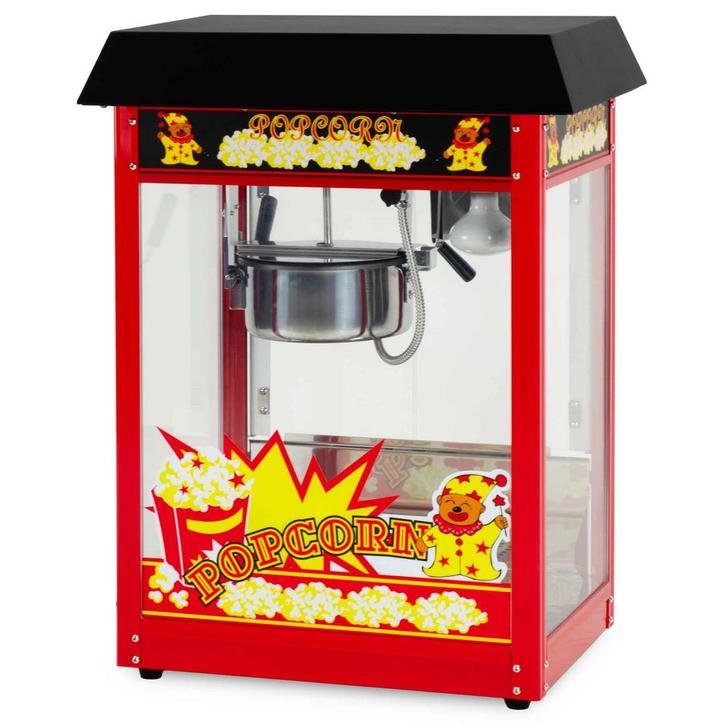 HCB Popcornmachine - luxe - zwart - 230V, Zakelijke goederen, Horeca | Keukenapparatuur, Nieuw in verpakking, Overige typen, Verzenden